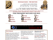Tablet Screenshot of clockmaker.com.au